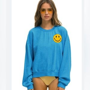 Aviator Nation Smiley Sweatshirt